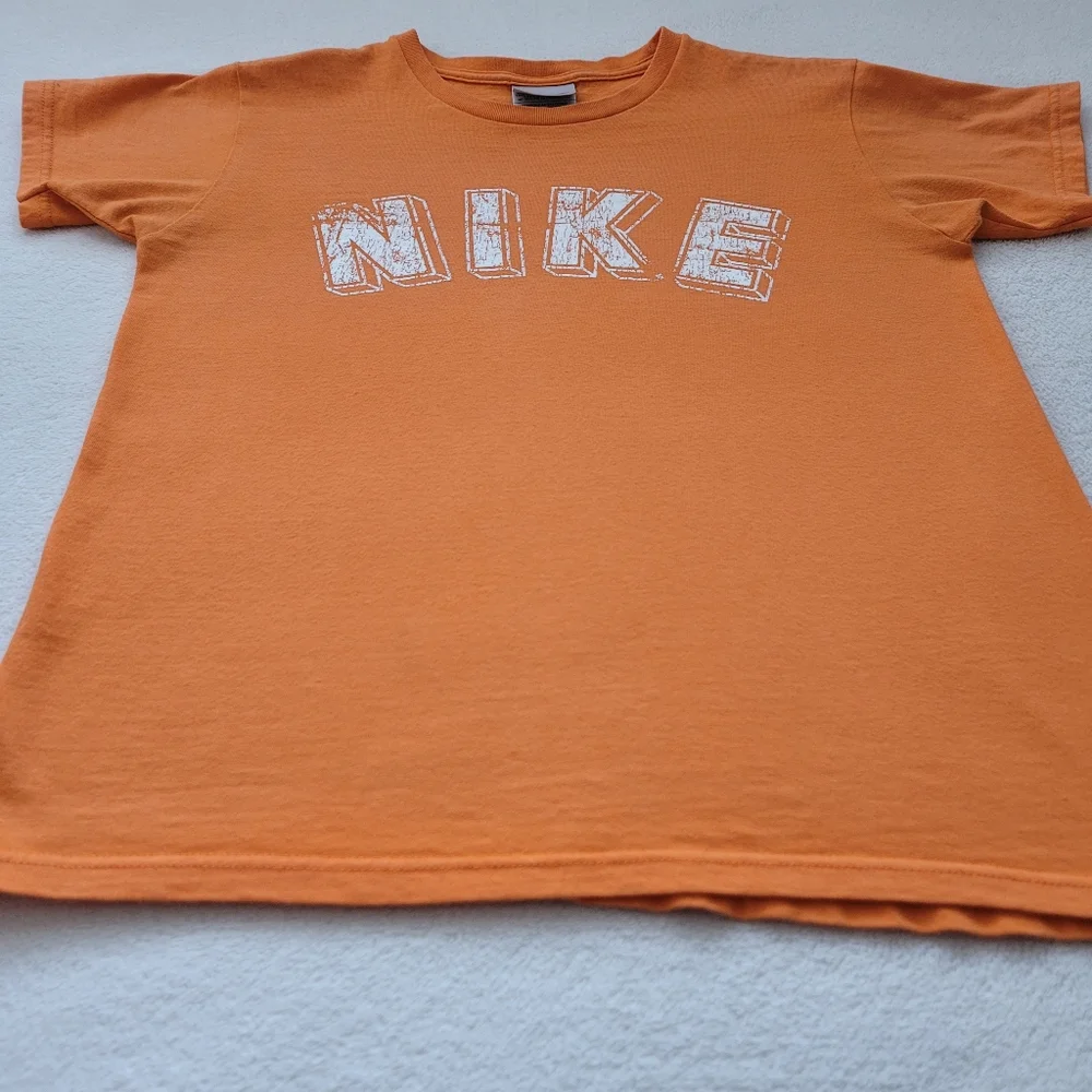 NIKE | Orange Unisex T-shirt | Ladies Small